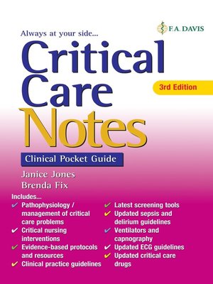 cover image of Critical Care Notes